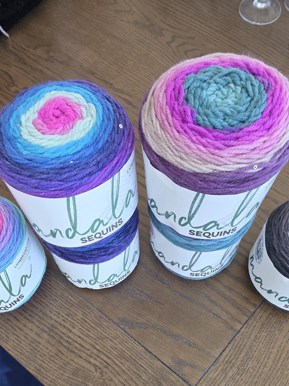 Mandala Sequins Yarn- 6 Cakes